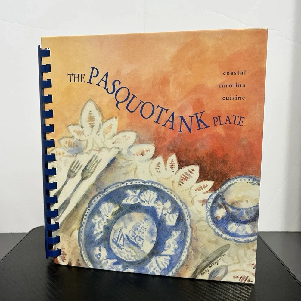 The Pasquotank Plate Coastal Carolina Cuisine Cookbook NC Spiral Bound